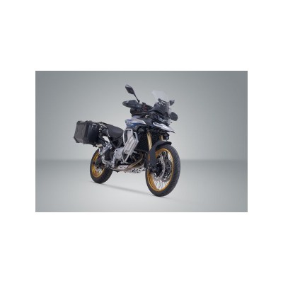 Kit valises aluminium noires TRAX ADV 45/37 litres pour VOGE DS900X